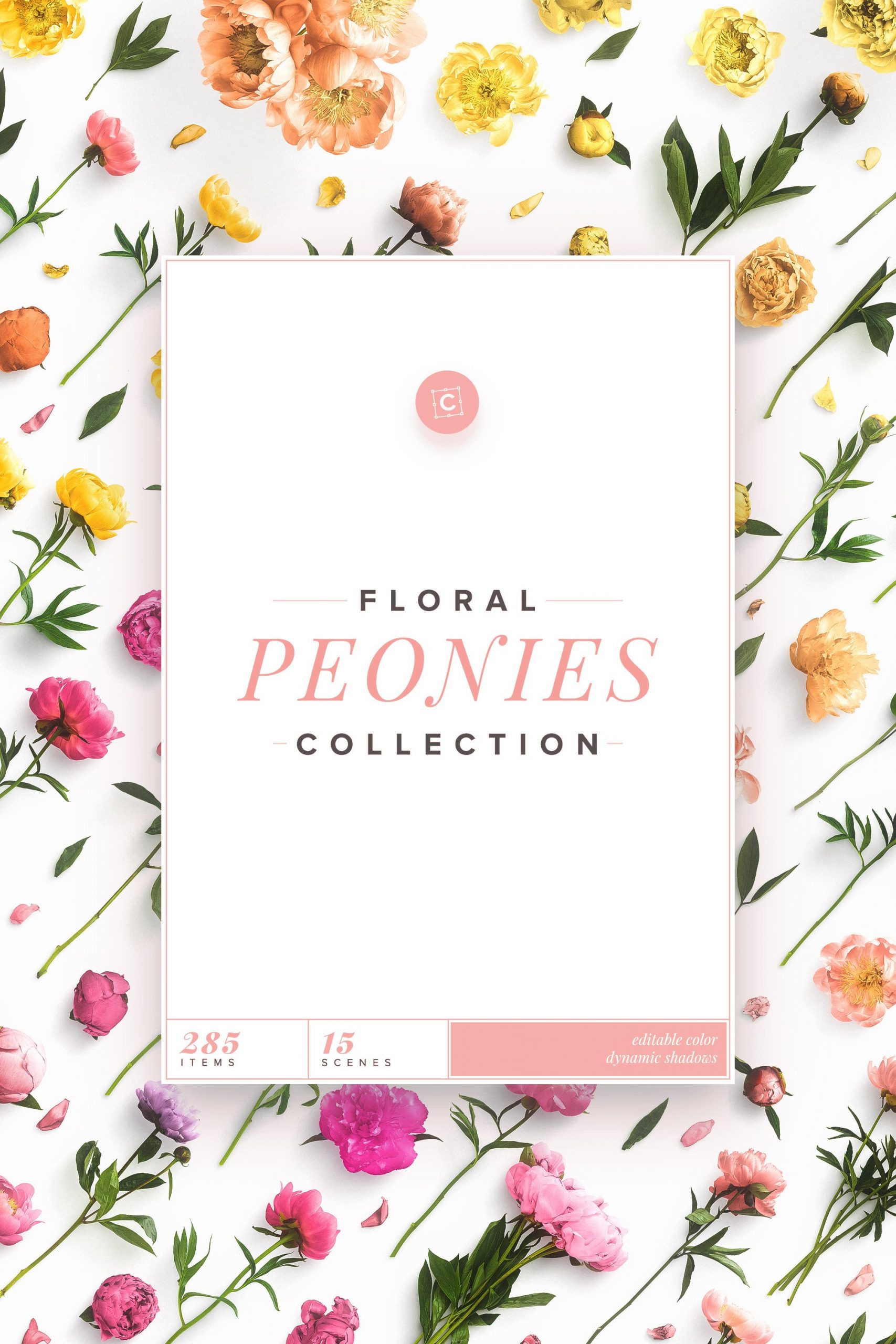 cover 2x3 floral collection peonies customscene
