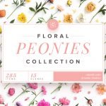 cover 3x2 floral collection peonies customscene