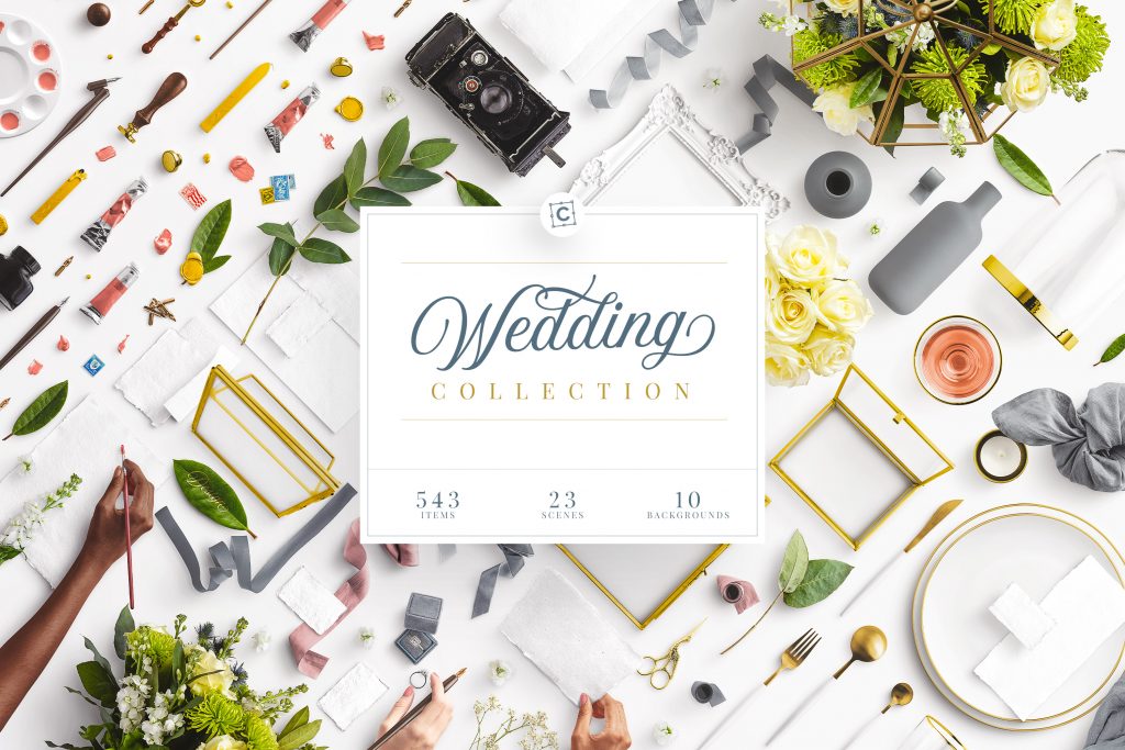 Wedding Mockup Scene Creator Bundle