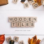 wooden tiles scrabble letters cover