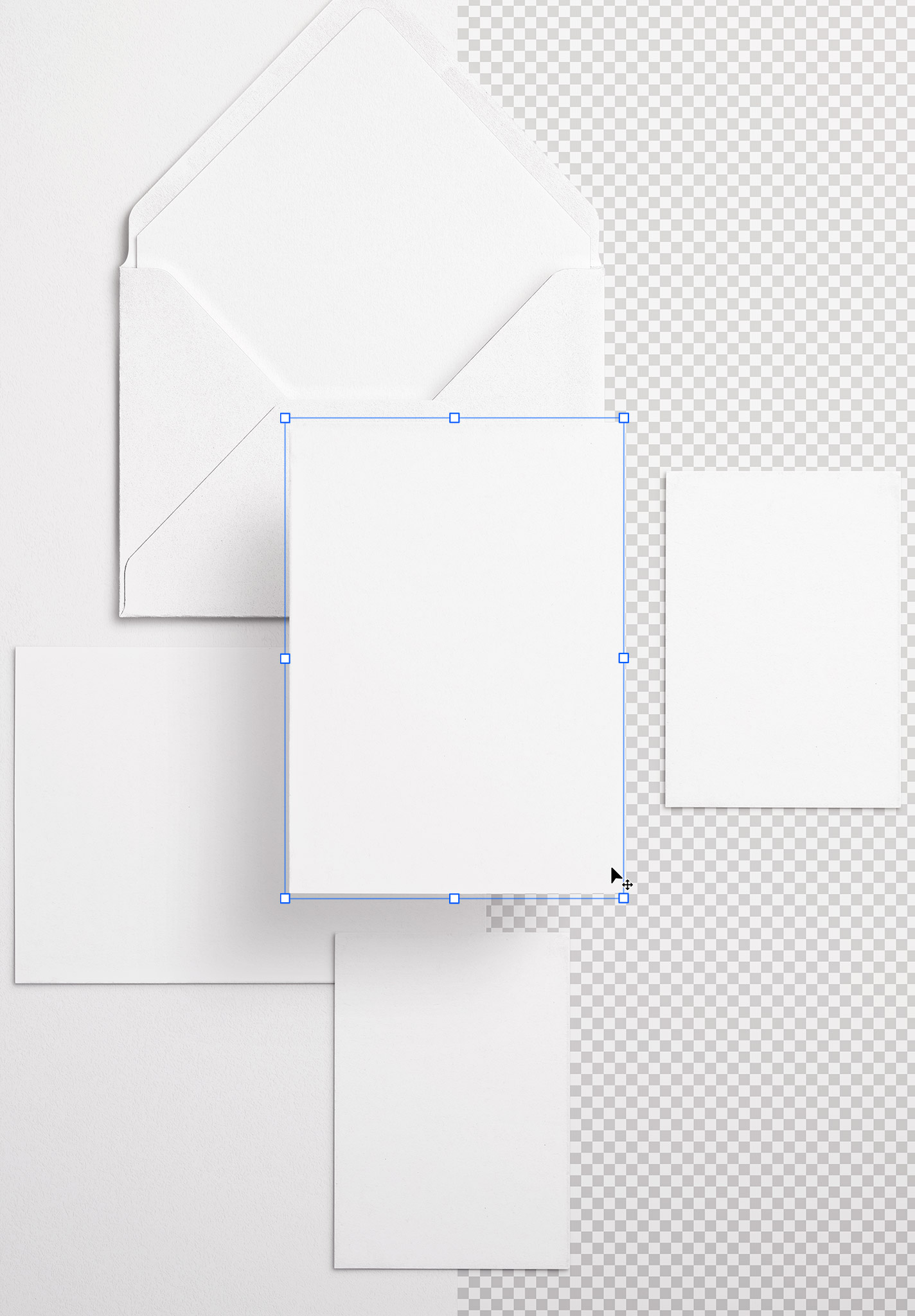 Card and Envelopes Scene Mockup Layout 002 image01