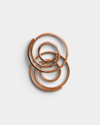 Metallic Circular Paper Clip Stacked 3 01 PNG Image Thumbnail
