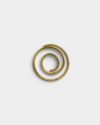 Metallic Circular Paper Clip 4 01 PNG Image Thumbnail