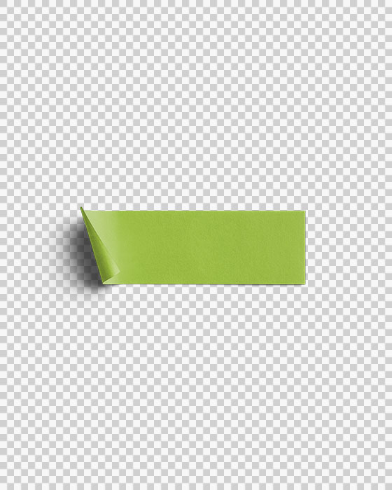 Sticky Note Label Curled 2 03 PNG Image Transparent Background