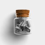 Silver Metallic Bulldog Clips Jar Flatlay 01 PNG Image Thumbnail.jpg