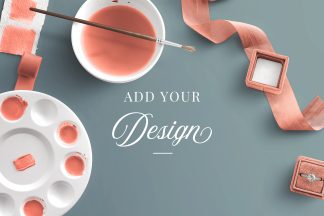 Free Artistic Wedding Mockup Scene Free PSD Mockup