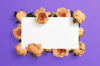Free Floral Peonies Banner Free Download