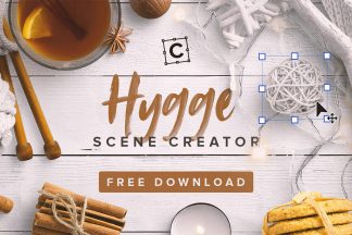 Free Hygge Scene Creator Free PSD Mockup