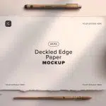 A4 Deckled Edge Paper Watercolor Mockup Scene 01 Thumbnail.jpg