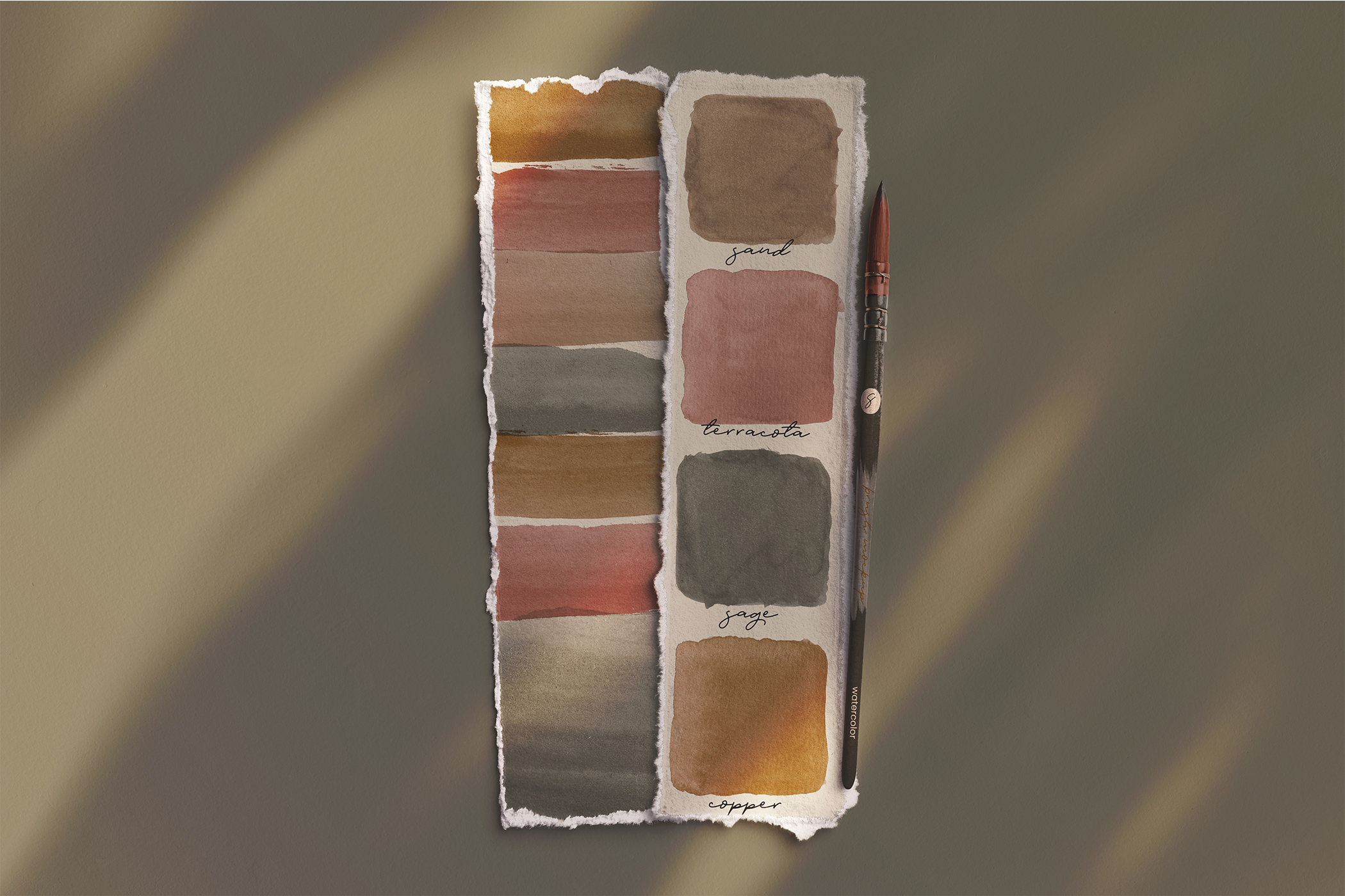 Two Strip Deckled Edge Paper with Watercolor Brush Mockup 01 Thumbnail2.jpg