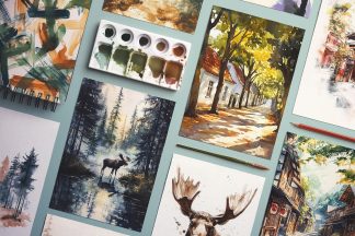 Watercolor Paper Mockup Layout 01 Thumbnail2.jpg