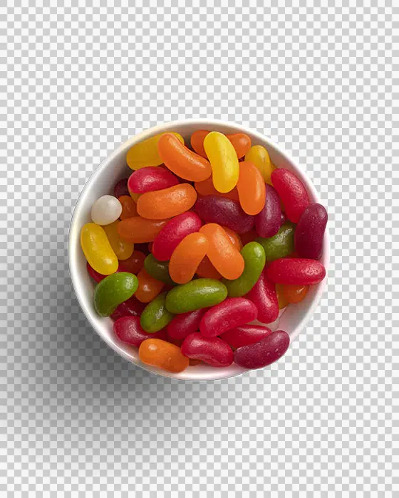 Bowl of Colorful Jelly Beans 03 PNG Image Transparent Background.jpg