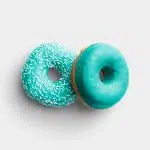 Pair of Donuts with Teal Glaze 01 PNG Image Thumbnail.jpg