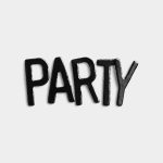 Party Black Metallic Word 01 PNG Image Thumbnail.jpg
