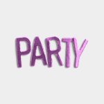 Party Pink Metallic Word 01 PNG Image Thumbnail.jpg