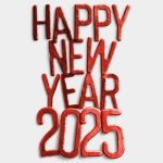 Red Metallic Happy New Year 2025 Text 01 PNG Image Thumbnail.jpg