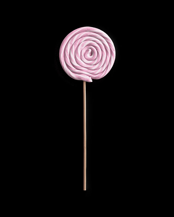 Vintage Style Pink and White Lollipop 04 PNG Image Isolated Object.jpg