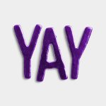 Yay Purple Metallic Word 01 PNG Image Thumbnail.jpg