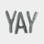 Yay Silver Metallic Word 01 PNG Image Thumbnail.jpg