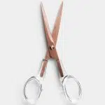 Clear Acrylic Handle Metallic Scissors Clay and Blush 01 PNG Image Thumbnail.jpg