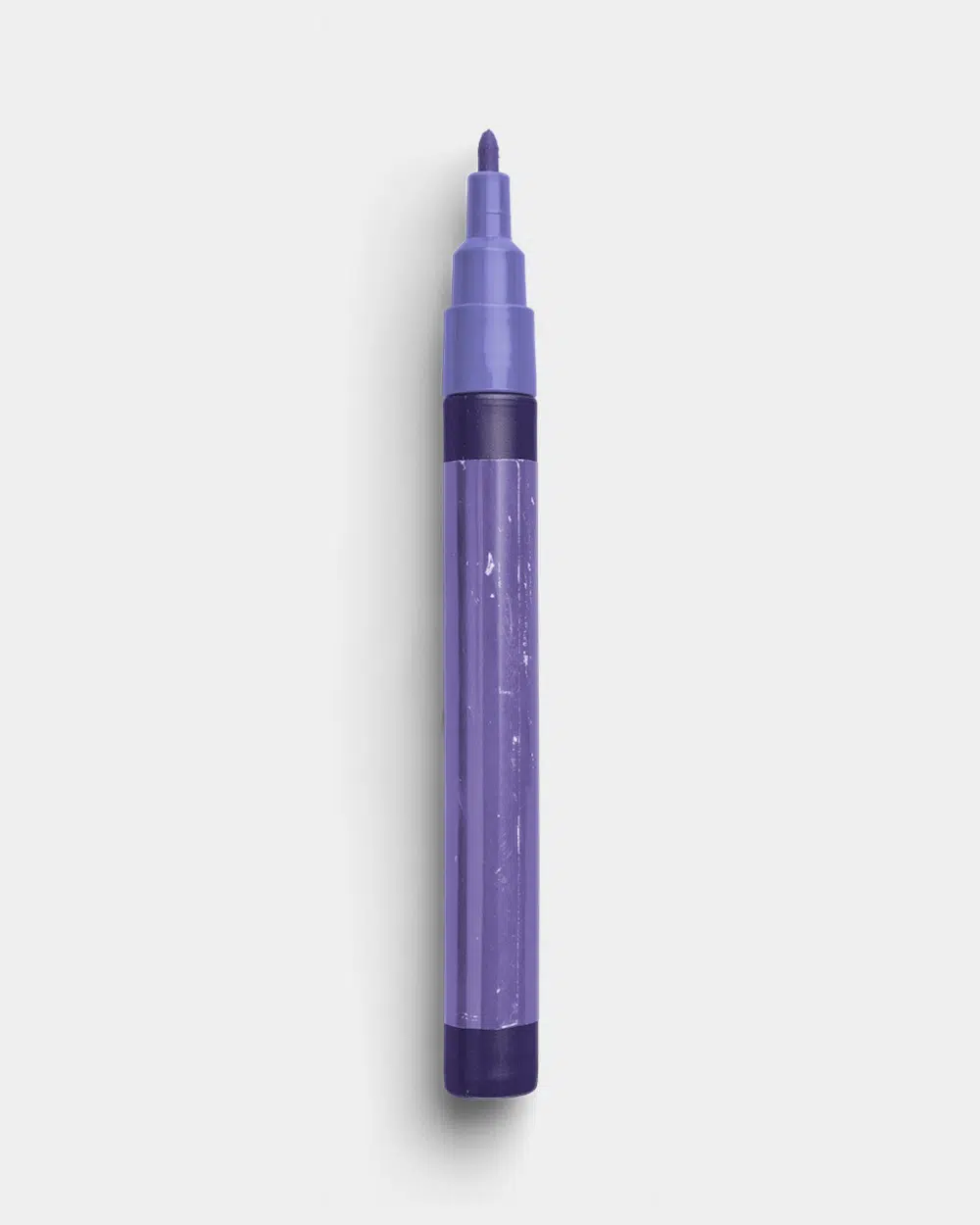 Open Worn Permanent Marker with Fine Tip Artistic Lilac and Cream 01 PNG Image Thumbnail.jpg