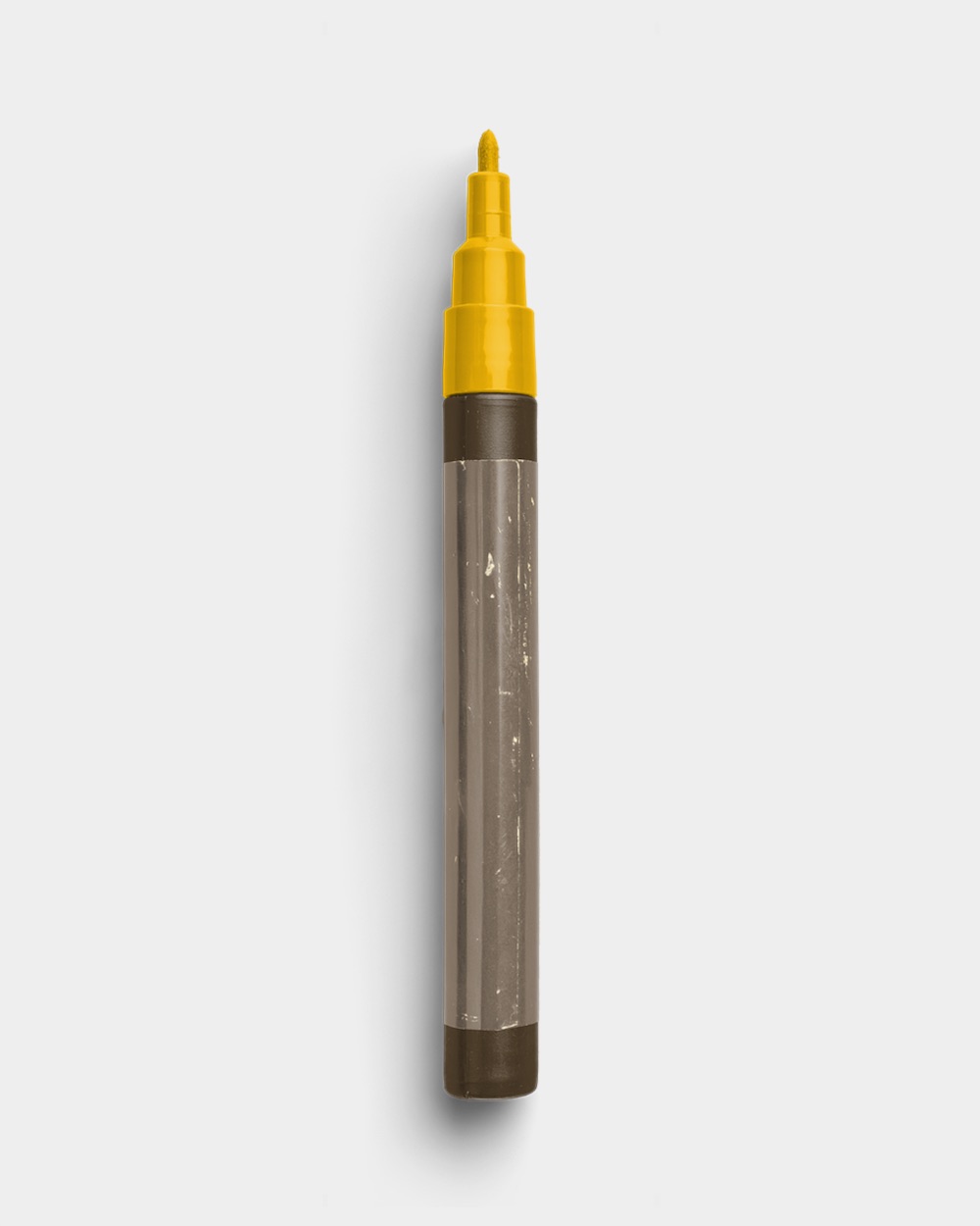 Open Worn Permanent Marker with Fine Tip Vintage and Golden Tones 01 PNG Image Thumbnail.jpg