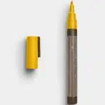 Open Worn Permanent Marker with Fine Tip and Cap Vintage and Golden Tones 01 PNG Image Thumbnail.jpg