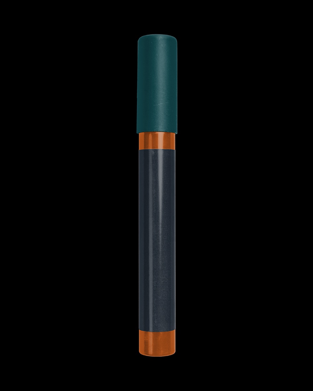 Permanent Marker with Round Tip Rich Teal and Rust 04 PNG Image Isolated Object.jpg