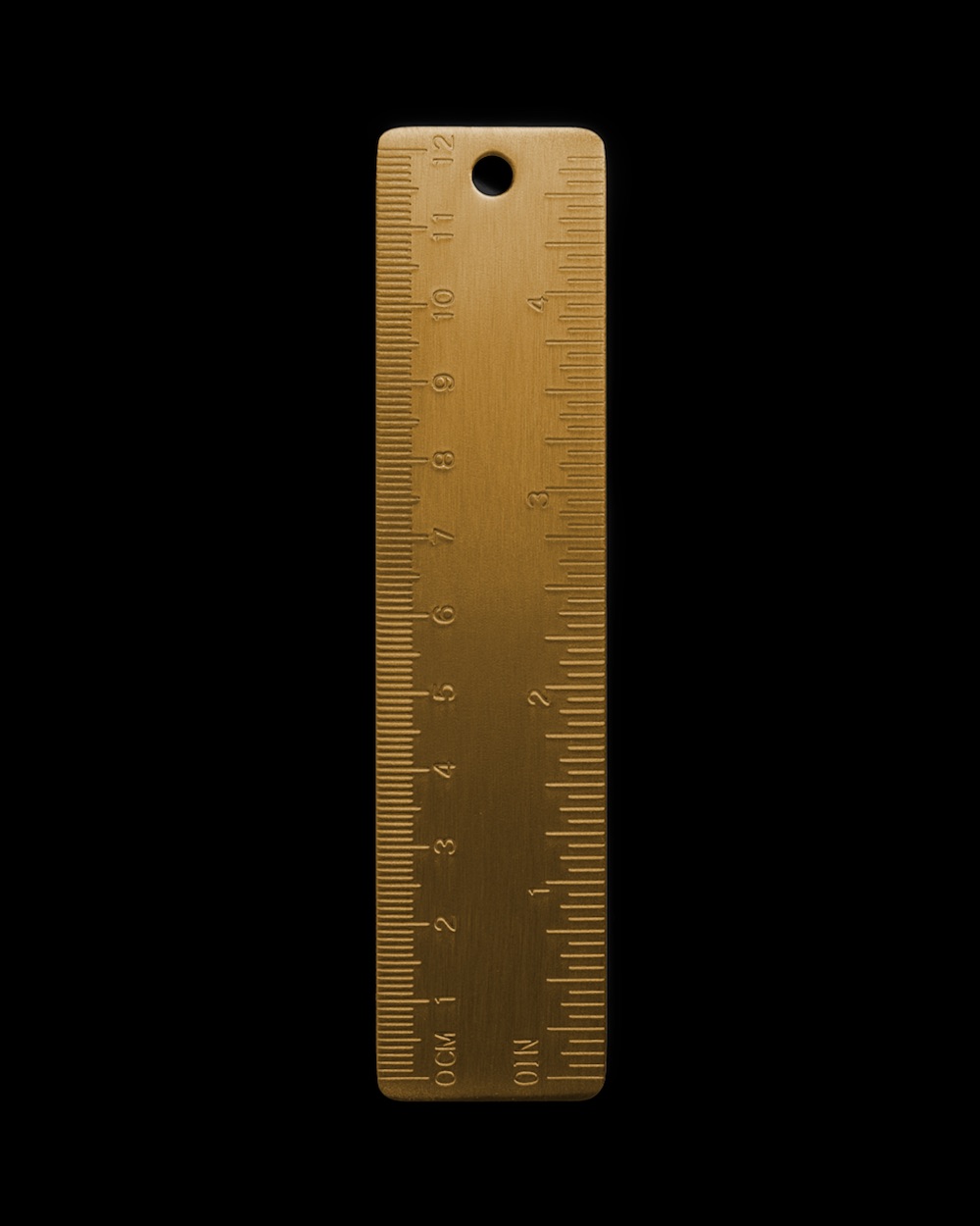 Vintage Brass Ruler Ink Studio Neutrals 04 PNG Image Isolated Object.jpg
