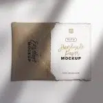 5x7in Handmade Paper Invitation with Open Torn Envelope Mockup 01 Thumbnail.jpg