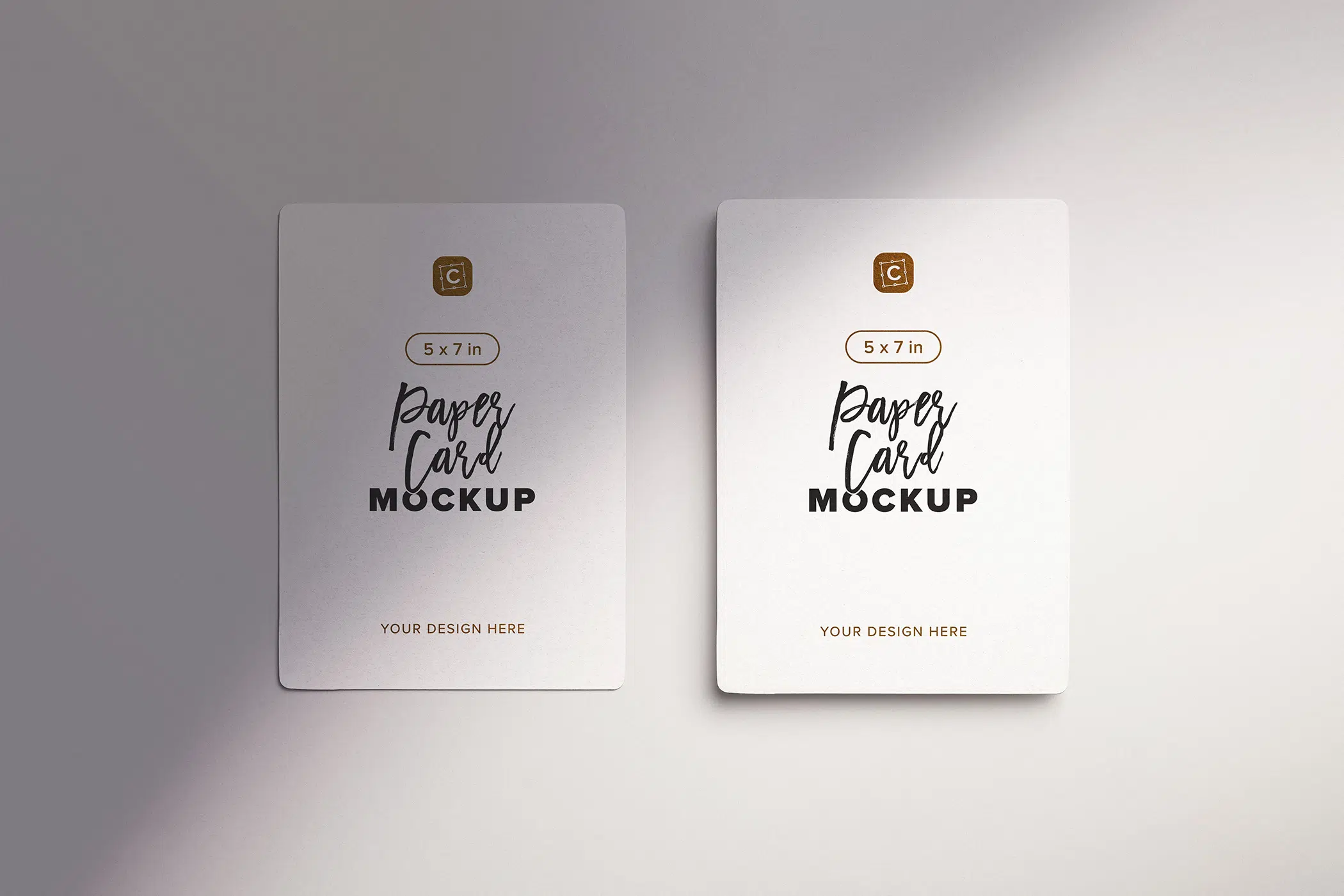 5x7in Paper Card Mockup Rounded Corners Set 07 PSD Mockup Scene.jpg