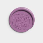 Amethyst Offset Wax Seal with Organic Edge with Design 01 PNG Image Thumbnail.jpg