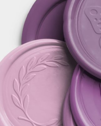 Amethyst Pile of Wax Seals with Design 02 PNG Image High Resolution.jpg