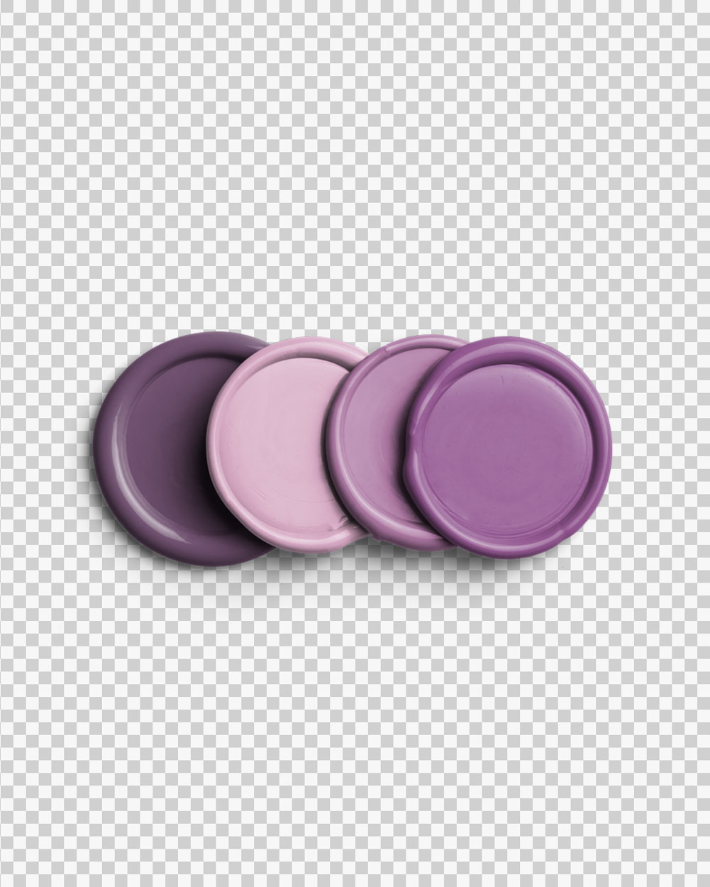 Amethyst Vertical Stack of Four Wax Seals 03 PNG Image Transparent Background.jpg
