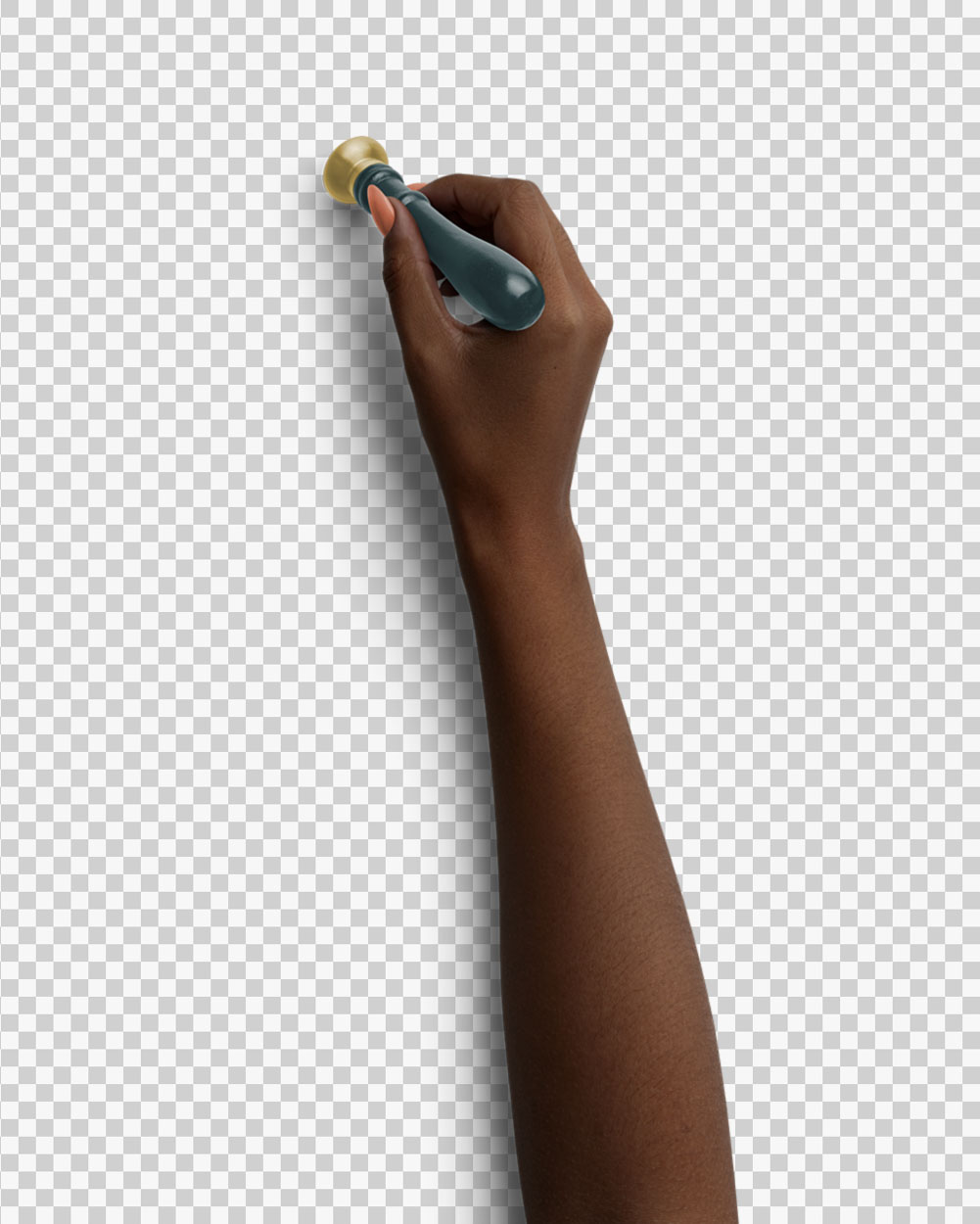 Black Hand Holding Wax Seal Stamp 03 PNG Image Transparent Background.jpg