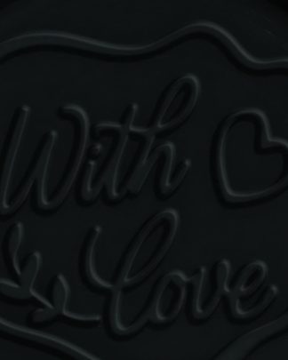 Charcoal Offset Wax Seal with Organic Edge with Design 02 PNG Image High Resolution.jpg