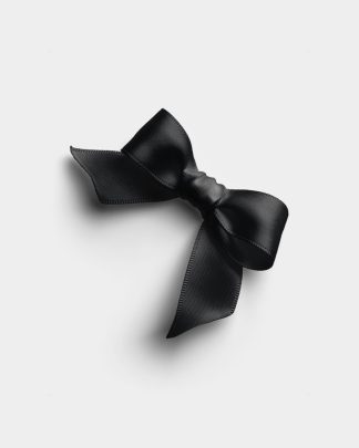Charcoal Satin Ribbon Bow 01 PNG Image Thumbnail.jpg