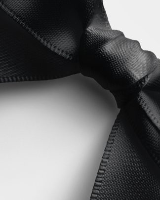 Charcoal Satin Ribbon Bow 02 PNG Image High Resolution.jpg