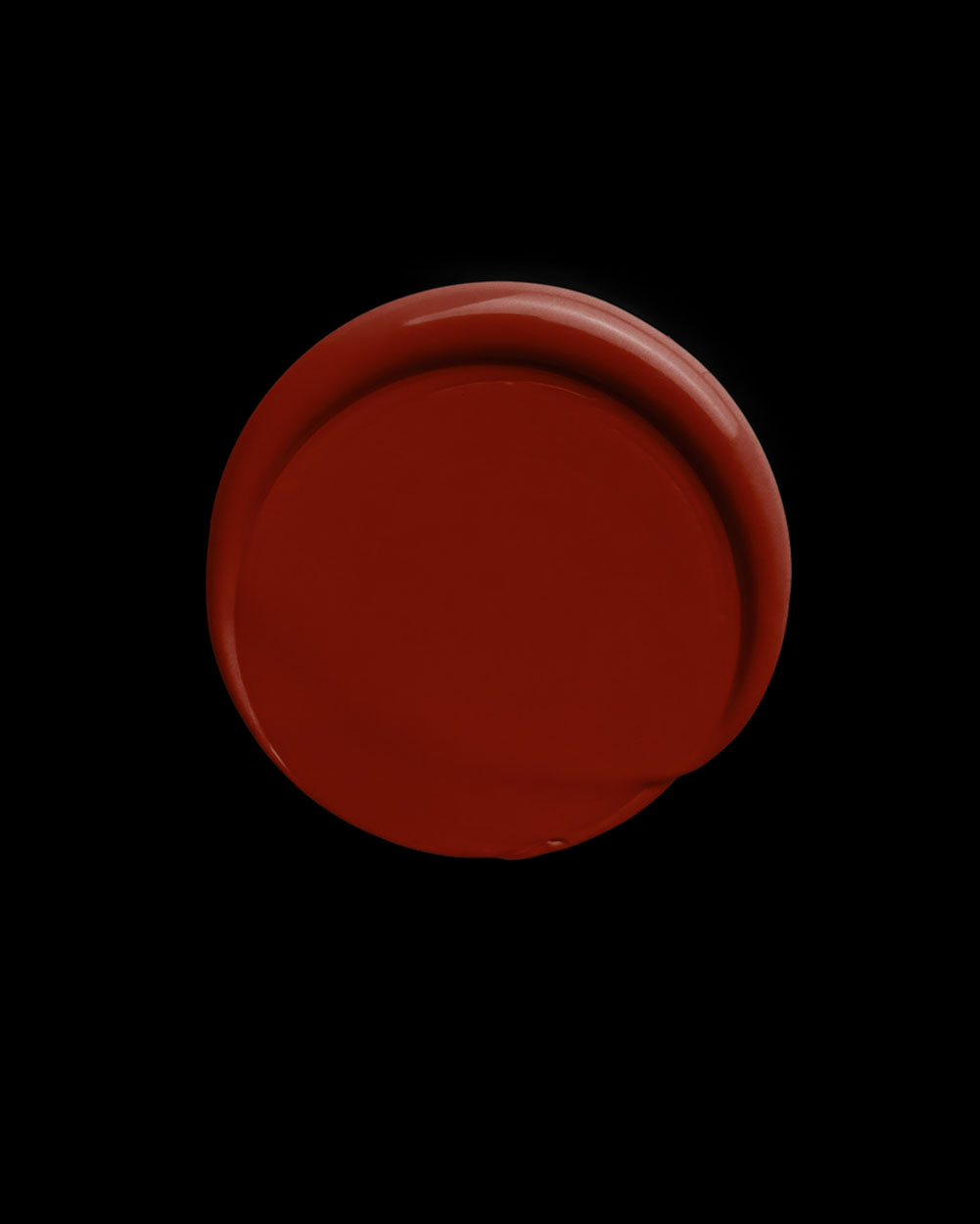 Crimson Offset Wax Seal with Organic Edge 04 PNG Image Isolated Object.jpg