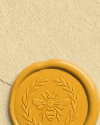 Golden Handmade Paper Envelope with Wax Seal with Design 02 PNG Image High Resolution.jpg