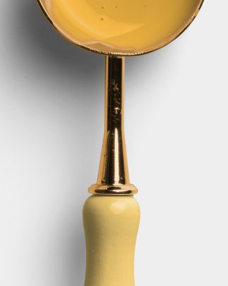 Golden Wax Melting Spoon with Wax 02 PNG Image High Resolution.jpg