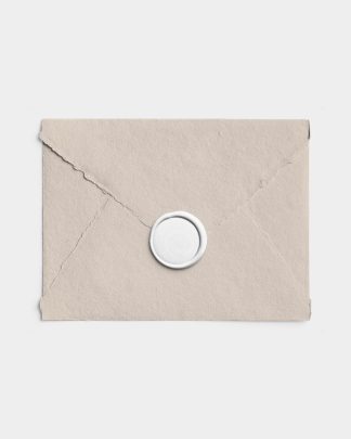 Ivory Handmade Paper Envelope with Wax Seal 01 PNG Image Thumbnail.jpg