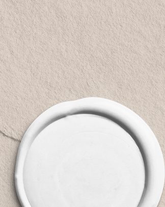 Ivory Handmade Paper Envelope with Wax Seal 02 PNG Image High Resolution.jpg
