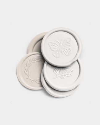 Ivory Pile of Wax Seals with Design 01 PNG Image Thumbnail.jpg