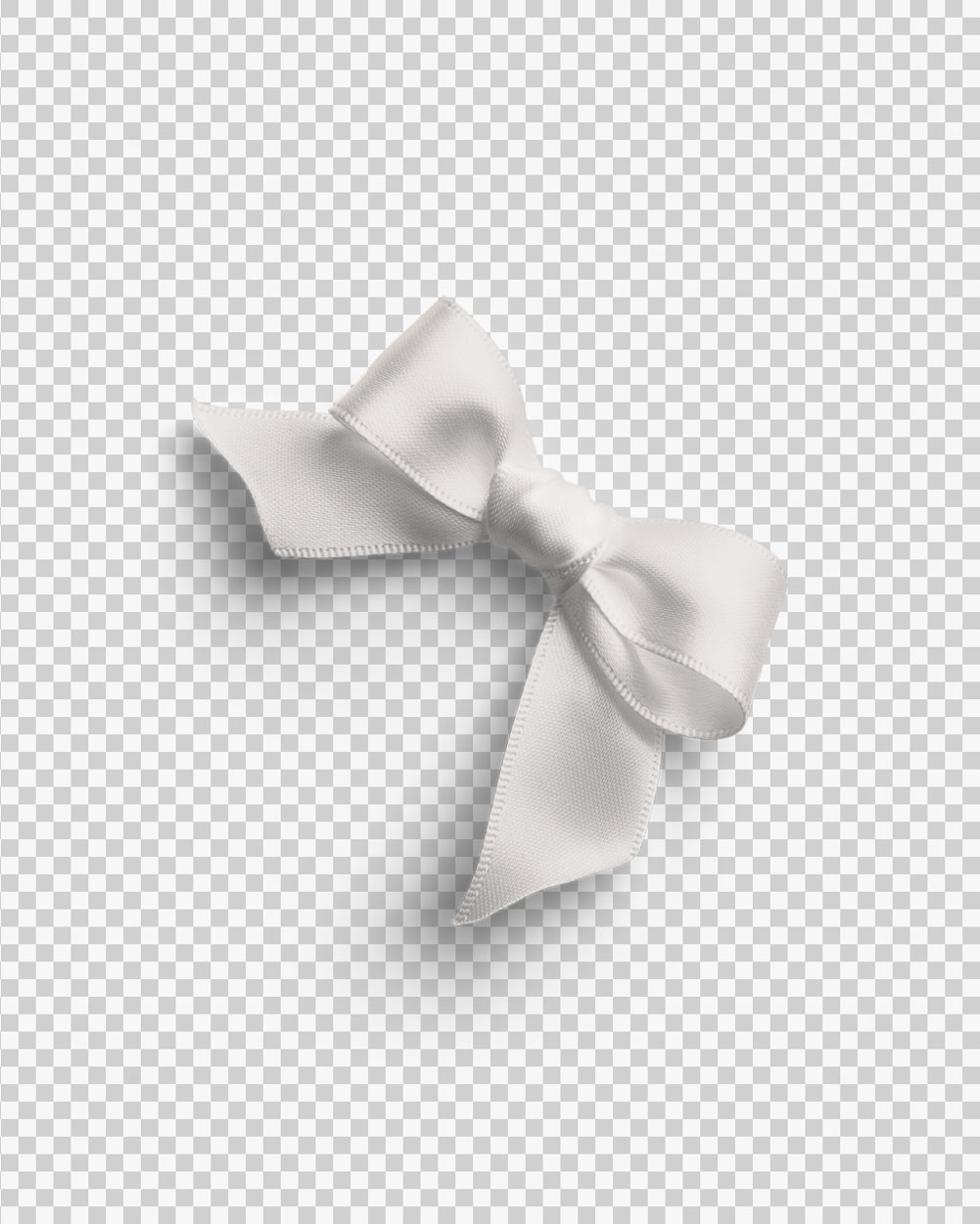 Ivory Satin Ribbon Bow 03 PNG Image Transparent Background.jpg