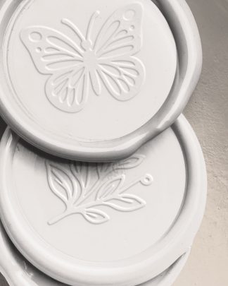 Ivory Wax Seals in Ceramic Bowl with Design 02 PNG Image High Resolution.jpg