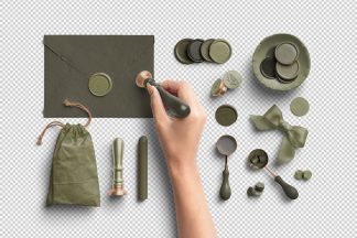 Olive Envelope Sealing Essentials PNG Pack 01 Thumbnail2.jpg