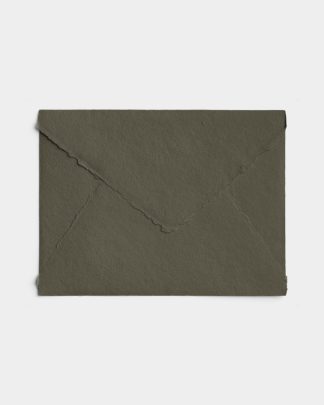 Olive Handmade Paper Envelope 01 PNG Image Thumbnail.jpg