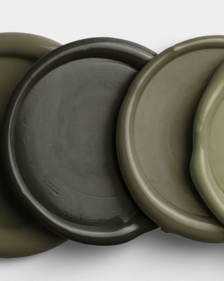 Olive Vertical Stack of Four Wax Seals 02 PNG Image High Resolution.jpg
