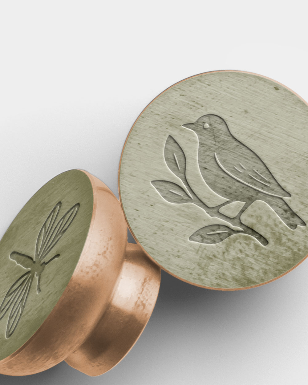Olive Wax Stamps with Design 02 PNG Image High Resolution.jpg